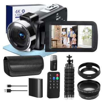 G-Anica 4K Video Camera 60fps/48MP UHD Video Recording  Digital Camera Autofocus, 18X Digital Zoom Camera, 3 inch Screen