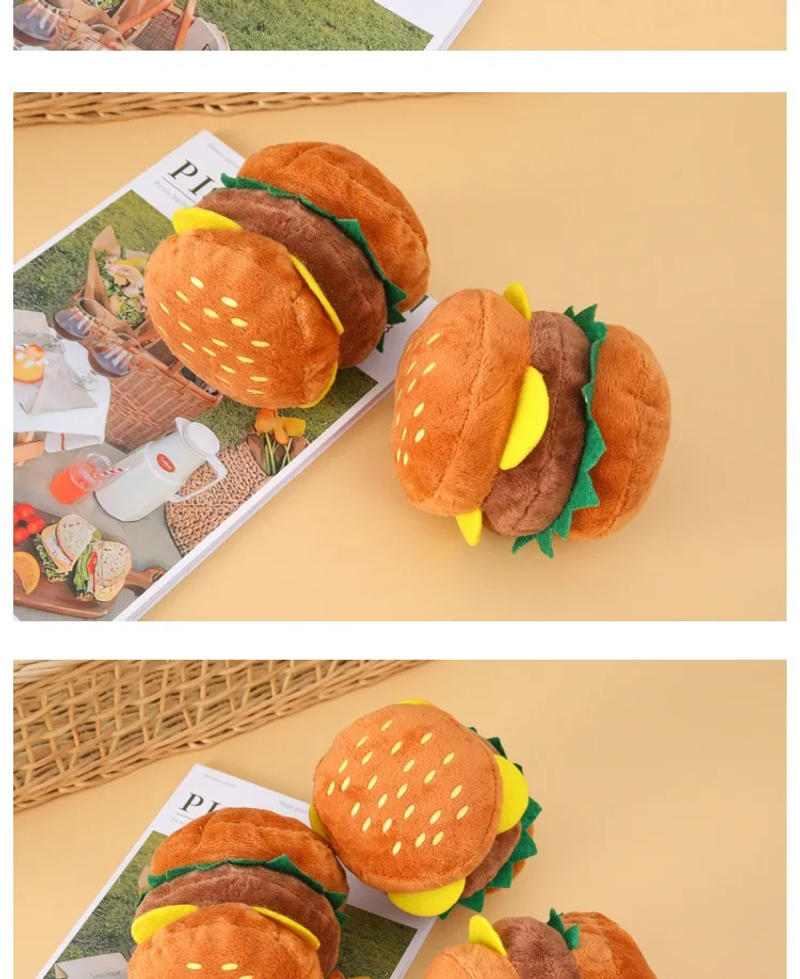 Description Picture 3 of itemKahn Pet Indoor Interaction Vocal Toy Meat  Fish Shrimp Egg doll  for Dog Cat Training Playing Teeth Grinding Puppy Toys