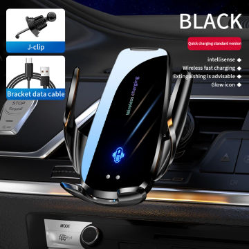 30W Car Wireless Charger Auto Car Mount Phone Holder For iPhone 14 13 12 11 X XR Samsung Xiaomi Infrared Induction Fast Charging