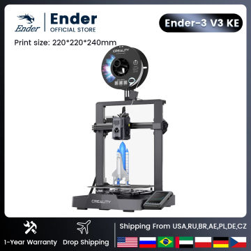 Creality 3D Ender-3 v3 KE Printer Upgrade Sprinte Direct Drive Extruder Hands-free Auto Leveling 32 Bits Silent Motherboard