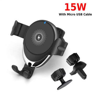 30W Gravity Induction Car Wireless Charger For iPhone 14 13 12 11 X8 Pro Max Samsung S22 S21 Fast Charging Air Vent Phone Holder