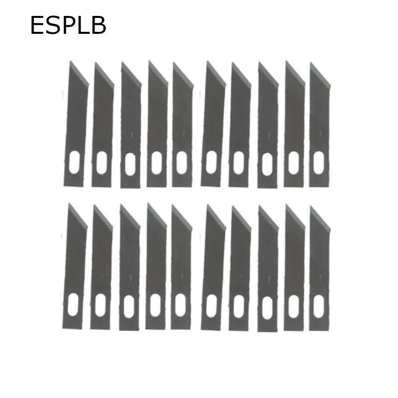 Description Picture 4 of item20pcs #11 Blades Stainless Steel Engraving Knife Blades Metal Blade Wood Carving Knife Blade Replacement Surgical Scalpel Craft