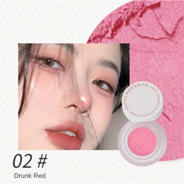 Matte Velvet Face Blusher Natural Cheek Face Rouge Blush Powder Peach Pink Rose Red Lasting Color High Pigments Beauty Cosmetics