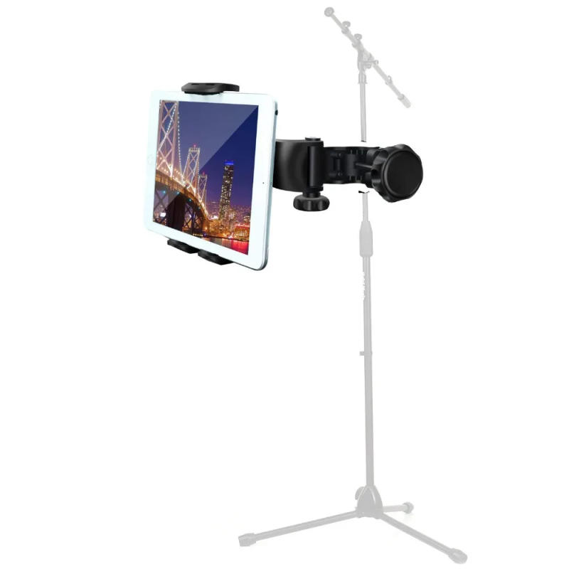 Description Picture 5 of itemtablet holder and phone holder for Microphone stand ABC plastic mount for Apple Ipad for Iphone 4.5-12.9'' ereader car backseat