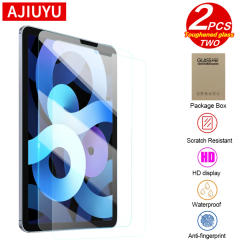 AJIUYYU 2Pcs HD Tempered Glass Screen Protector Cover For iPad Air 4 5 10.9