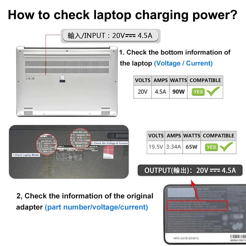 Description Picture 2 of itemUSB C PD Charging Cable Cord Type C to DC Universal Power Adapter Converter for Iconic Brand Asus Iconic Brand Hp Acer Samsung LG Laptops