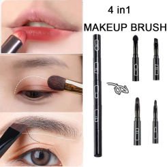 4-in-1 Makeup Brush Detachable Portable Lip Brush Eyeliner Concealer Eyeshadow Extension-reduction Set Brush Beauty Tool