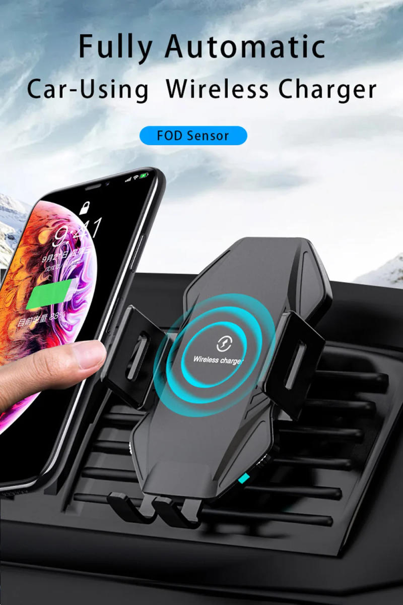 Description Picture 2 of item15W Fast Car Wireless Charging Stand for DOOGEE S96 GT Car Phone Holder Qi Wireless Charger Pad for Doogee S96 GT