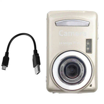 Portable Mini Camera 16MP 16X Zoom HD Digital Camera Video Camcorder with 2.4in LCD Screen