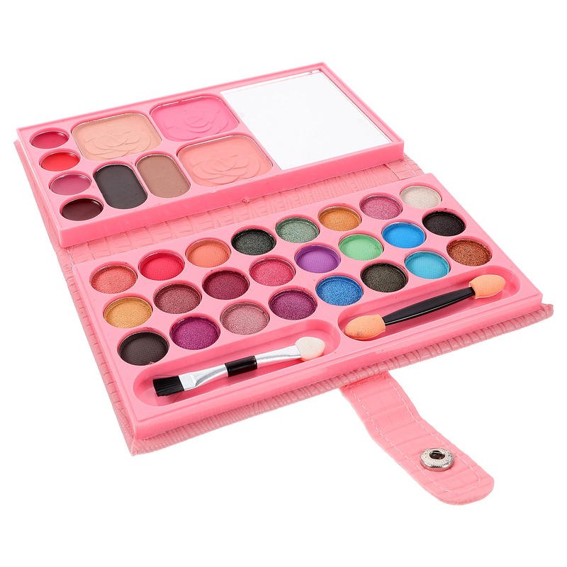 Description Picture 2 of item33 Colors Makeup Palette Girls Eye Shadow Folding Pan Accessories Eyeshadow Accessory Powder Child Teen For