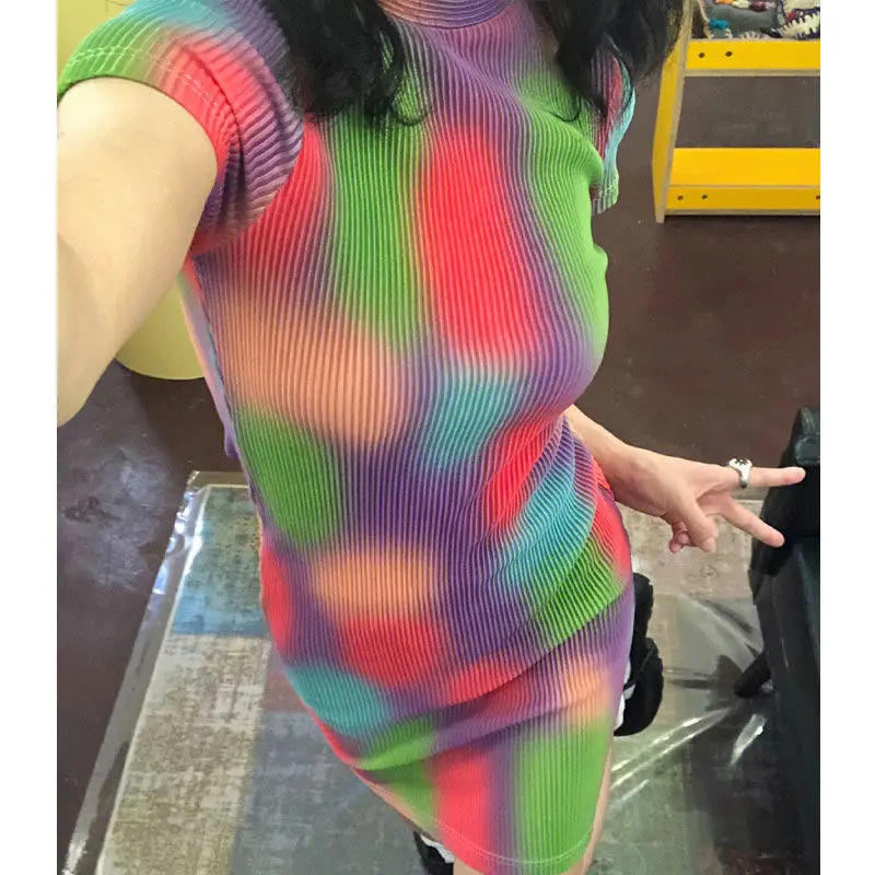 Description Picture 3 of itemWomen's sexy bra dress with lace up French long dress, new spring/summer dress, high-end feeling  LOOSE