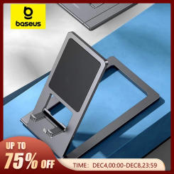 Baseus Tablet Stand for iPad Pro 12.9 11 Aluminum Foldable Desktop Tablet Holder Adjustable Notebook Mobile Phone Laptop Support