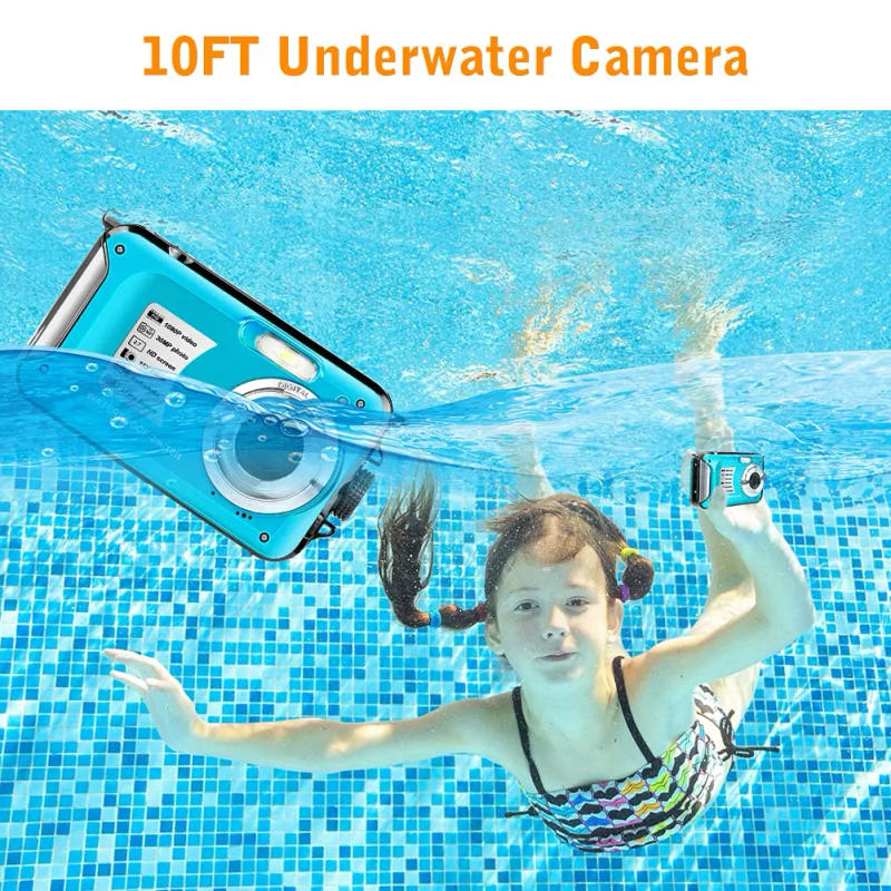 Description Picture 5 of itemWaterproof Camera Shockproof For Swimming Underwater Digital Camera 1080P HD Dual Screen Video Camcorder Sport Digital Camera