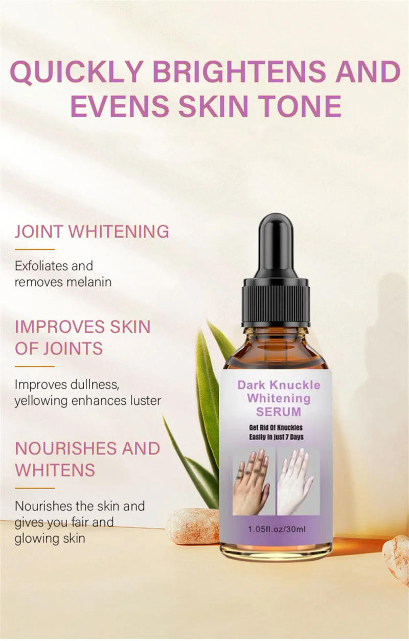 Description Picture 5 of itemDark Knuckles Fast Whitening Serum Pigmentation Correctors for Black Skin Hand Knuckle Elbows Knee Intense Stains Remover Serum