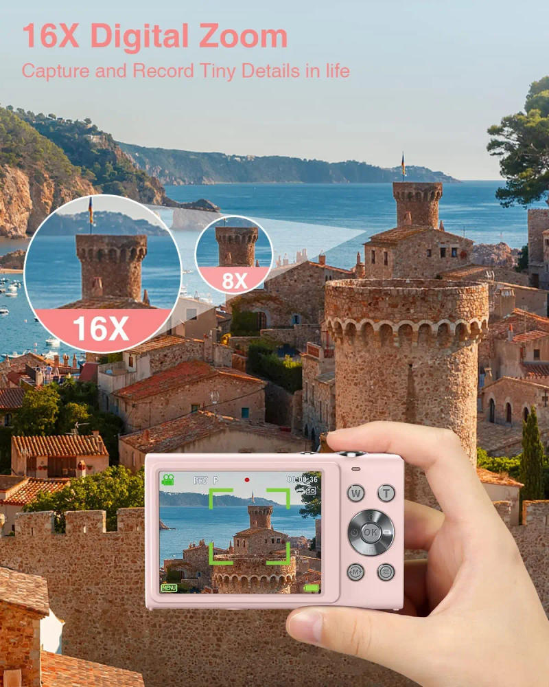 Description Picture 6 of item2.7K Digital Camera Autofocus Vlogging Camera HD 48MP with 2.8