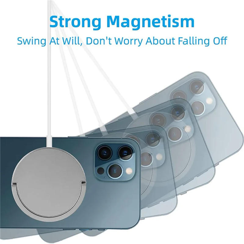 Description Picture 2 of itemMagnetic Wireless Charger Pad Stand Holder 15W Macsafe For iPhone 12 13 14 Pro Max Mini Samsung Iconic Brand USB C PD Fast Charging