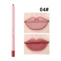 12 Colour Matte Lip Liner Pencil Carving Labial Makeup Lasting Brown Lip Liners Waterproof Lipstick Pen Lip Contouring Cosmetics