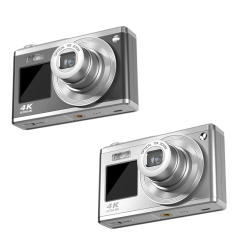 4K Optical Zoom CCD Digital Camera 64 Million Pixels Dual IPS High-Definition Screens Photography Camera