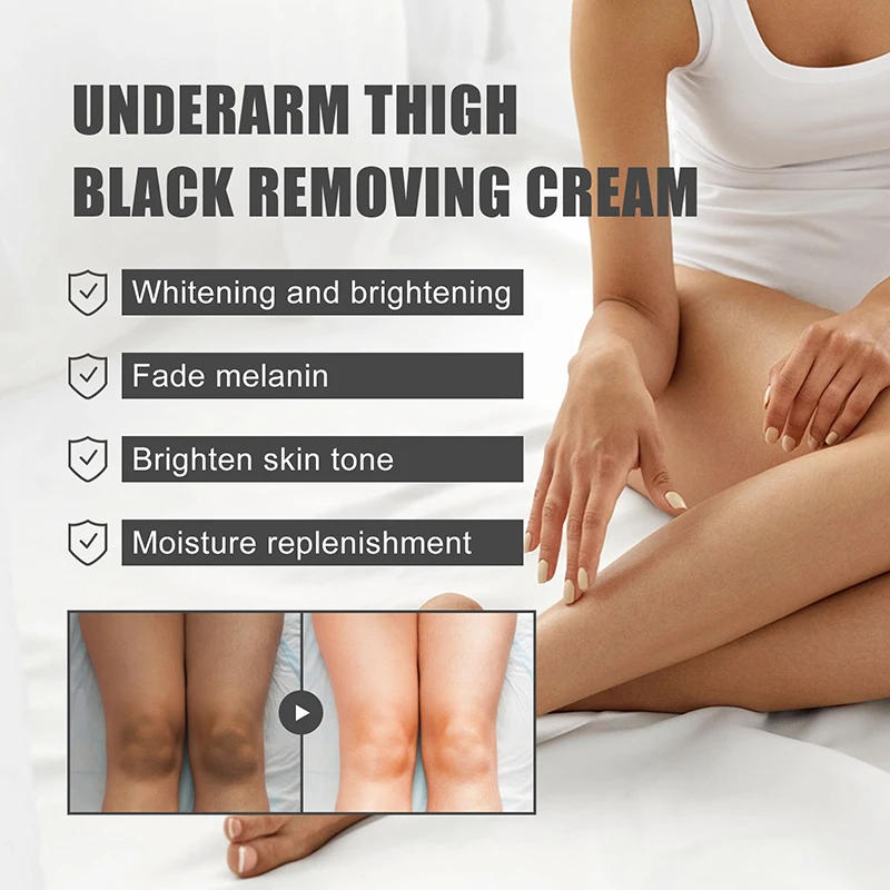 Description Picture 6 of itemBody Whitening Bleach Cream Brighten Underarm Elbow Knees Joint Removal Intimate Parts Dark Spots Melanin Snow Bleach Cream 30ml