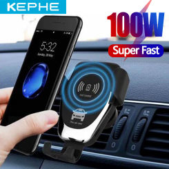 Qi Car Fast Wireless Charger For iPhone 11 12 SE 8 Plus XS 100W Car Wireless Charger For Samsung Galaxy S8 S9 S10 Note 9 Charger