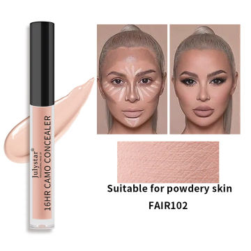 Hot 6Color Liquid Concealer Skin Brighte Dark Circles Cover Contour Bronzer Matte Foundation Moisturizing Waterproof Base Makeup