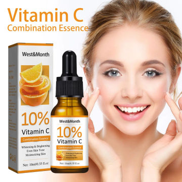 10ml Vitamin C Serum for Face Whitening Facial Serum Hyaluronic Acid Dark Spot Remover Korean Skin Care Products Skincare