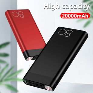 10000/20000mAh Portable External Battery Fast Charging Power Bank for Cell Phone