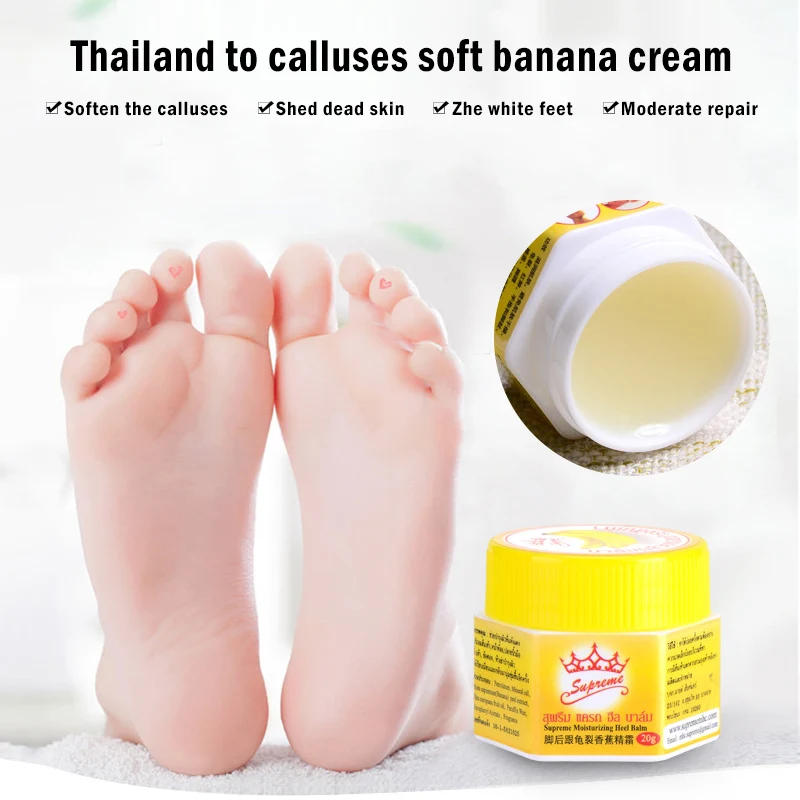 Description Picture 3 of item20G Anti-Drying Crack Foot Cream Heel Cracked Repair Cream Banana Olie Moisturizing Removal Dead Skin Hand Feet Smooth Care