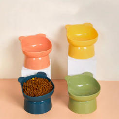 Pet Food Bowl Tilt High Bottom Neck Protector Anti-choking Dog And Cat Water Bowl Pet Supplies Anti-dumping Dog Feeding Product