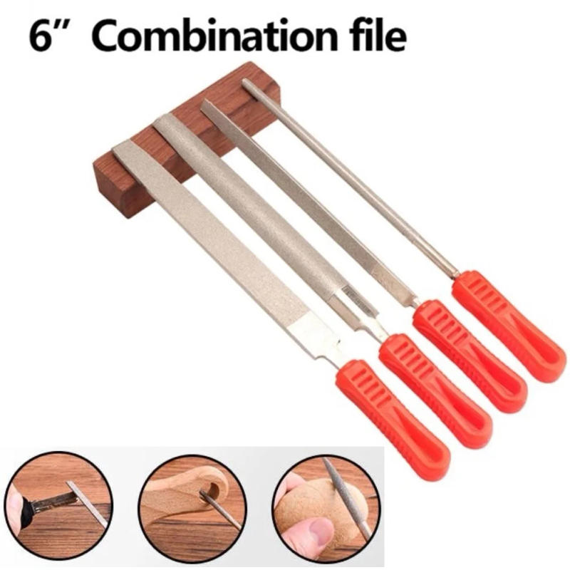 Description Picture 3 of itemWide Application Diamond Files 6inch 238mm 246mm 252mm 45 Steel Diamond Coating Flat/Half Round/Round/Triangle