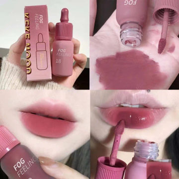 8 Colors Moisturizer Non-Stick Cup Lipstick Velvet Ink Matte Dyeing Lip Gloss Waterproof Long Lasting Lip Tint Korean Cosmetics