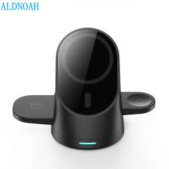 15W 3 in 1 Magnetic Wireless Chargers for iPhone 13 Pro Max Mini Charger for Apple Watch 7 6 SE 5 Airpods Pro 2 3 Charger Holder