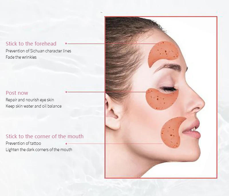 Description Picture 6 of item60PCS Roselle/Green Tea Eye Mask Anti Wrinkle Moisturizing Hydrogel Eye Gel Patch Hydrating Reduce Dryness Fine lines Skin Care