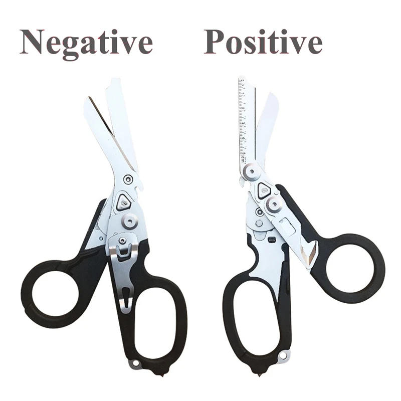 Description Picture 2 of itemMultifunction Scissors Leatherman Raptors First Aid Expert Tactical Folding Scissors Outdoor Survival Tool Combination Gadget