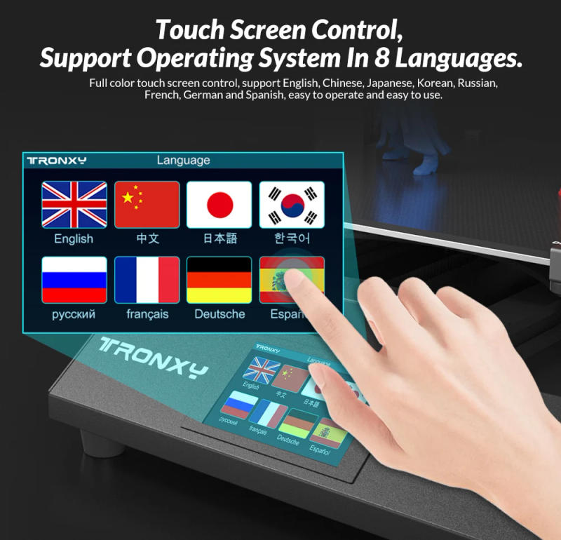 Description Picture 6 of itemTronxy 3D Printer Gemini XS FDM Two Head Dual Extrusion Independent Dual Extruder Printing Size 255*255*260mm Machine