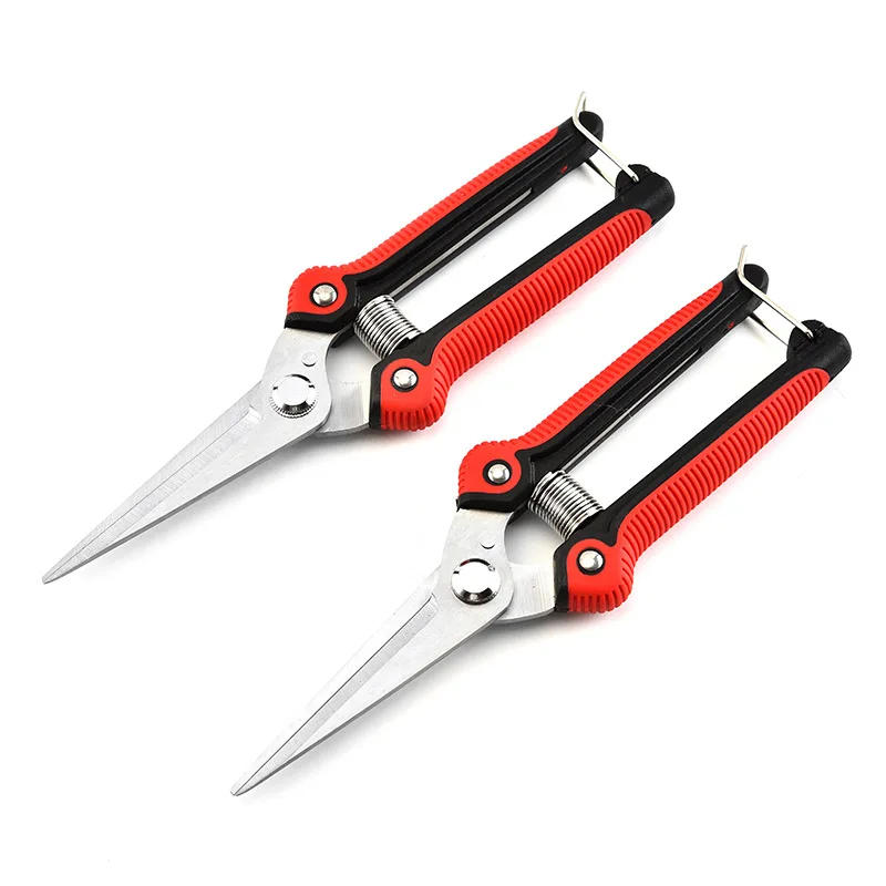 Description Picture 6 of itemStainless Steel Multi-Functional Rubber-Plastic Handle Garden Scissors Garden Pruning Scissors Gardening Fruit Tree Pruning Frui