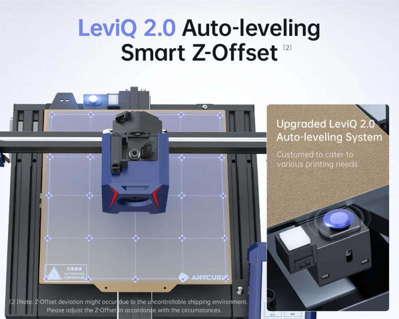 Description Picture 6 of item100V-230V 400W Anycubic Kobra 2 Automatic Leveling Household 3D Printer FDM Desktop High-precision Print Size 220*220*250mm