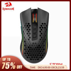 REDRAGON Storm Pro M808-KS RGB USB 2.4G Wireless Gaming Mouse 16000 DPI Programmable Ergonomic for Computer Gamer Mice Laptop PC