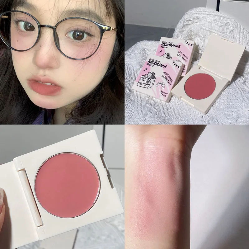 Grape Purple Makeup Blusher Cream Face