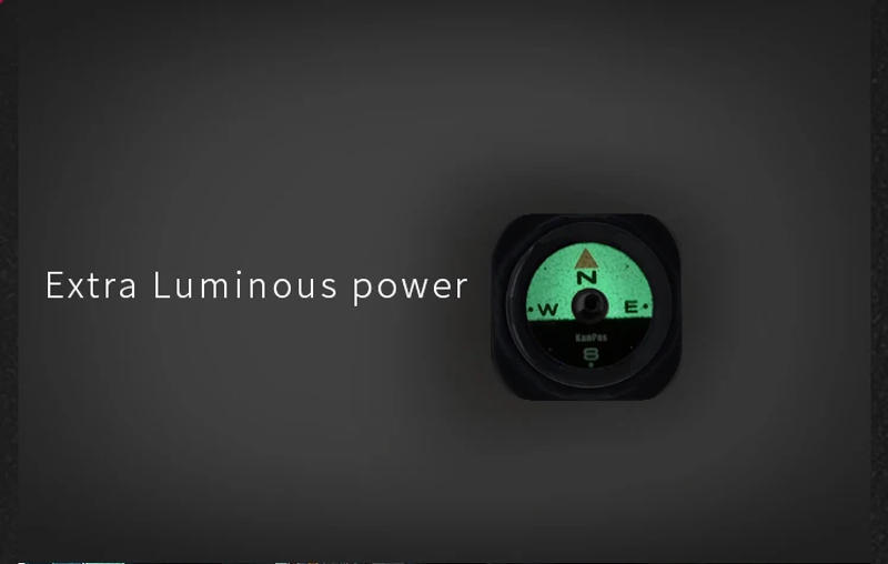 Description Picture 5 of itemKANPAS high quality wrist band compass/super luminous compass/basic dive compass/outdoors compass accessory/no bubble capsule