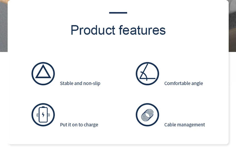 Description Picture 3 of item15W Charging bracket 2-in-1 wireless charger for iPhone Samsung Huawei Fast Charging Supports Horizontal Vertical Charging