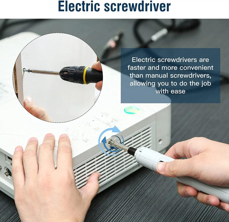 Description Picture 5 of itemElectric Screwdriver Rechargeable 3.6v Small Cordless Screwdriver, USB Fast Charge Screwdriver Kit, Suitable for Household