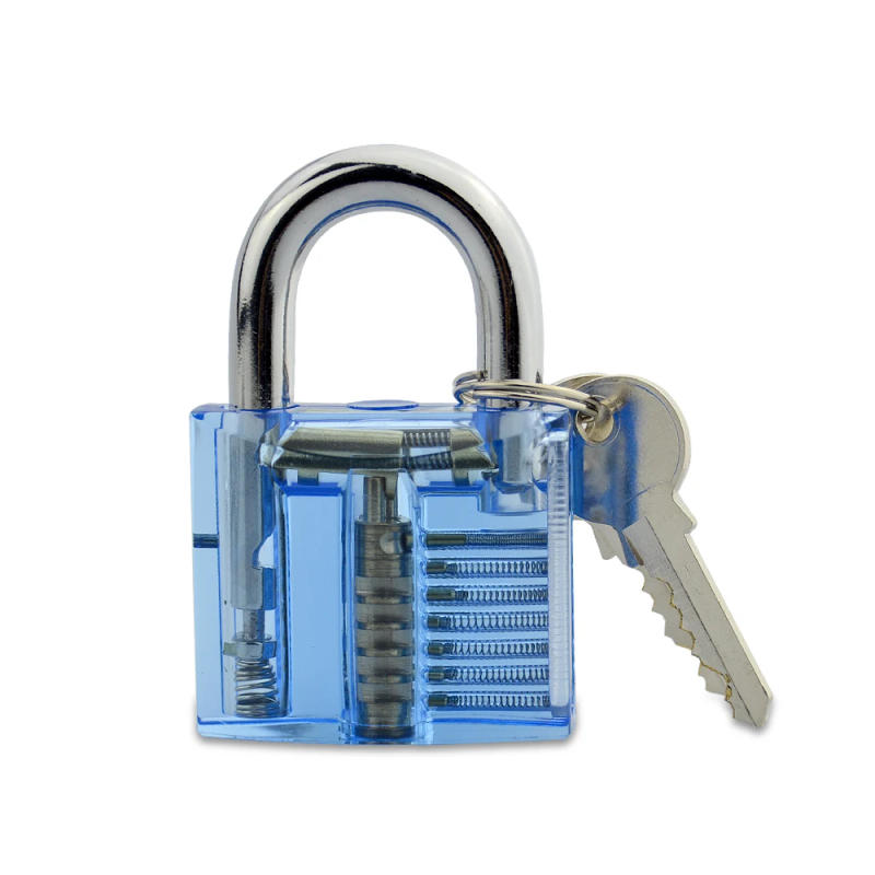 Description Picture 6 of itemCHKJ Transparent Locks Visible Cutaway Mini Practice View Padlock Hasps Training Skill Locksmith Tools For Furniture Hardware