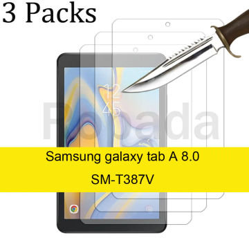 3PCS Glass screen protector for Samsung galaxy tab A 8.0 SM-T290 T295 T380 T385 P200 P205 T350 T355 P350 P355 tablet film