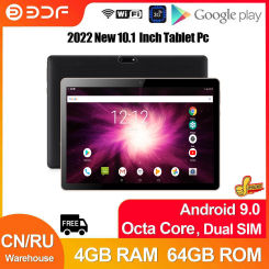 New 10.1 Inch Tablet Pc Android 9.0 System Google Play Octa Core Bluetooth WiFi 3G Phone Call Tablets 4GB RAM 64GB ROM