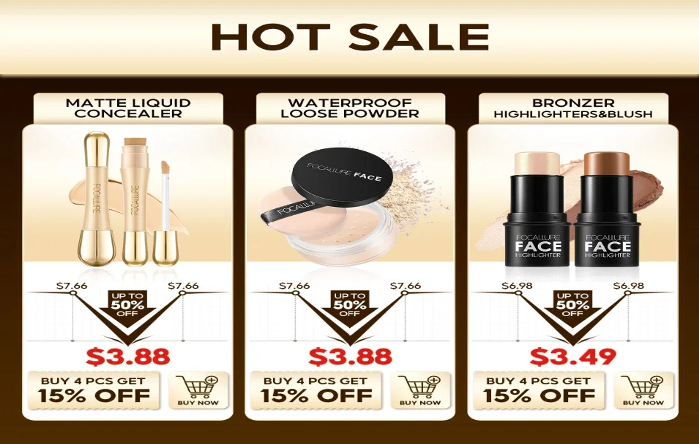 Description Picture 2 of itemFOCALLURE Waterproof High Coverage Face Concealer Cream Long Lasting Face Scar Acne Cover Moisturizing Liquid Foundation Makeup