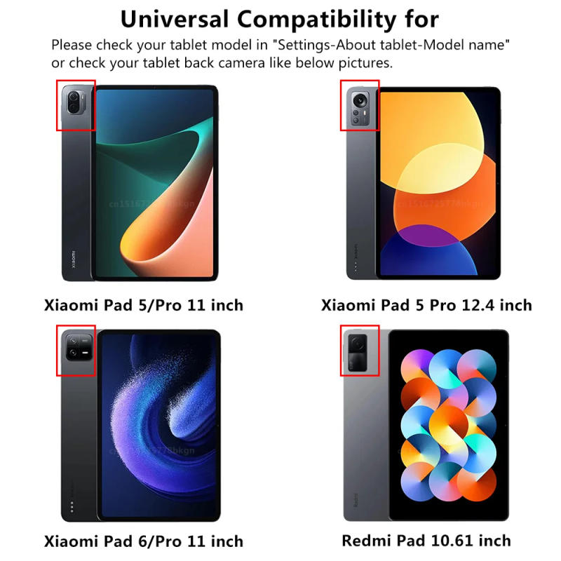 Description Picture 3 of itemKeyboard Case for Iconic Brand Mi Pad 5 Pro Keyboard Case Tablet Cover for Iconic Brand Pad 6 Pro Redmi Pad Wireless Bluetooth Keyboard Case