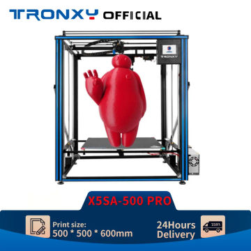 Tronxy X5SA 500 Pro Large Printing Size FDM 3D Printer Kit DIY Touch Screen Printing TPU Filament Desktop 3D Printer Impresora