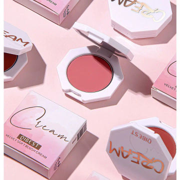 Blush Makeup Palette Red Rouge Lasting Natural Cream Cheek Contour Blusher Comsmetic Cheek Face Cosmetics