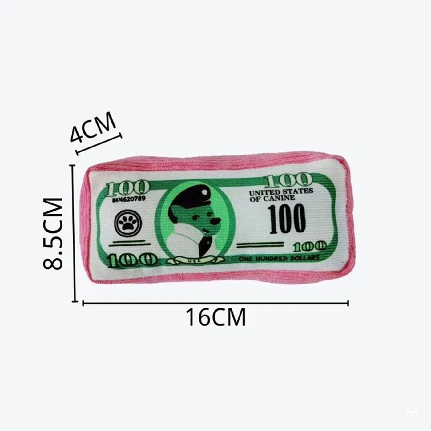 Description Picture 3 of itemPlush Dog Toys Funny Squeaky Sounding Paper Resistance To Bite Chew Dog Toys Clean Teeth Pet Supplies